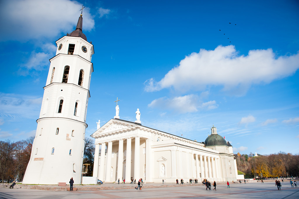 Фото: Кафедральный собор в Вильнюсе