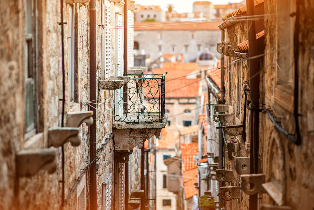 Фото: Дубровник - улица старого города