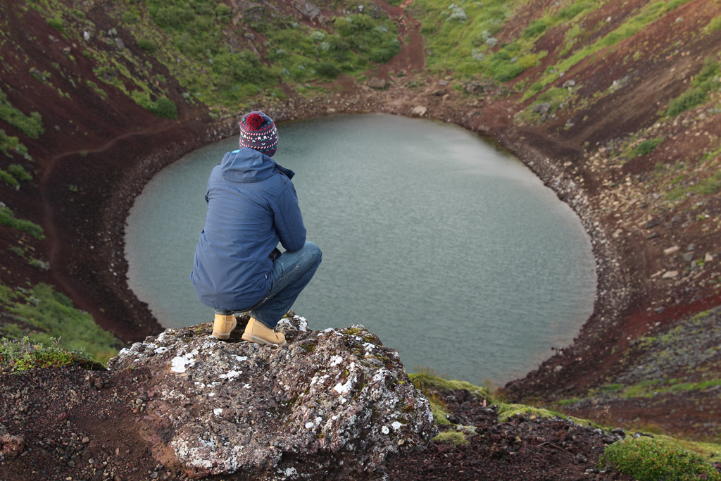 Фото: Озеро Керид в Исландии