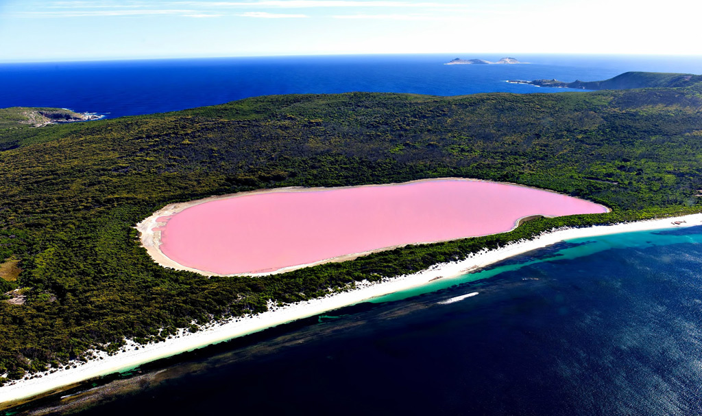 Фото: Озеро Хиллер в Австралии