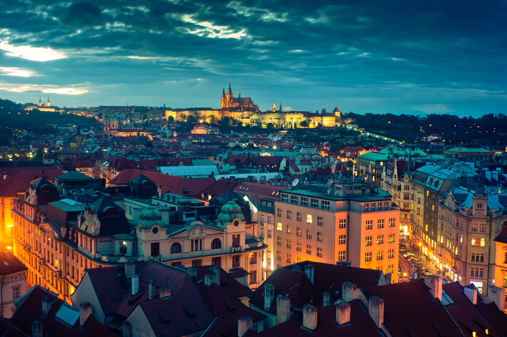 Фото: Панорамный вид на Прагу