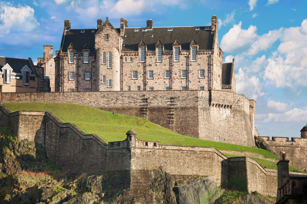 Фото: Эдинбургский замок, Шотландия