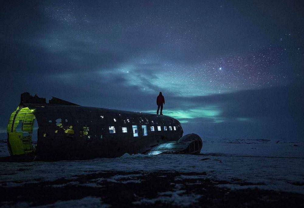 Фото: Самолет в Исландии
